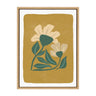 Sylvie Happy Flowers Framed Canvas by Oris Eddu