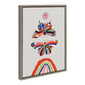 Sylvie Butterflies Framed Canvas by Rachel Lee of My Dream Wall