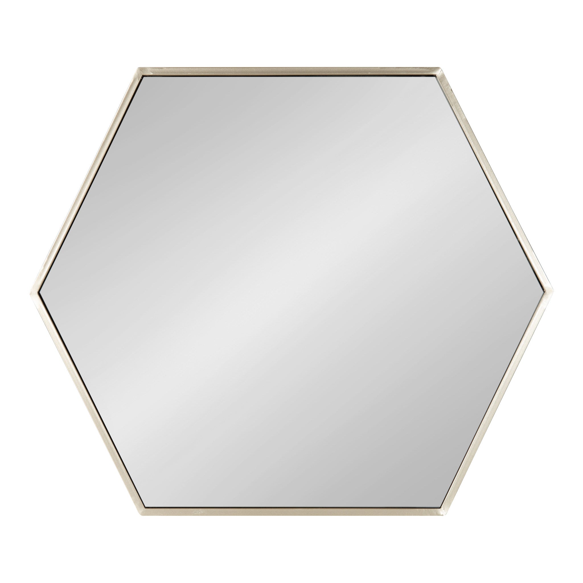 McNeer Hexagon Metal Wall Mirror
