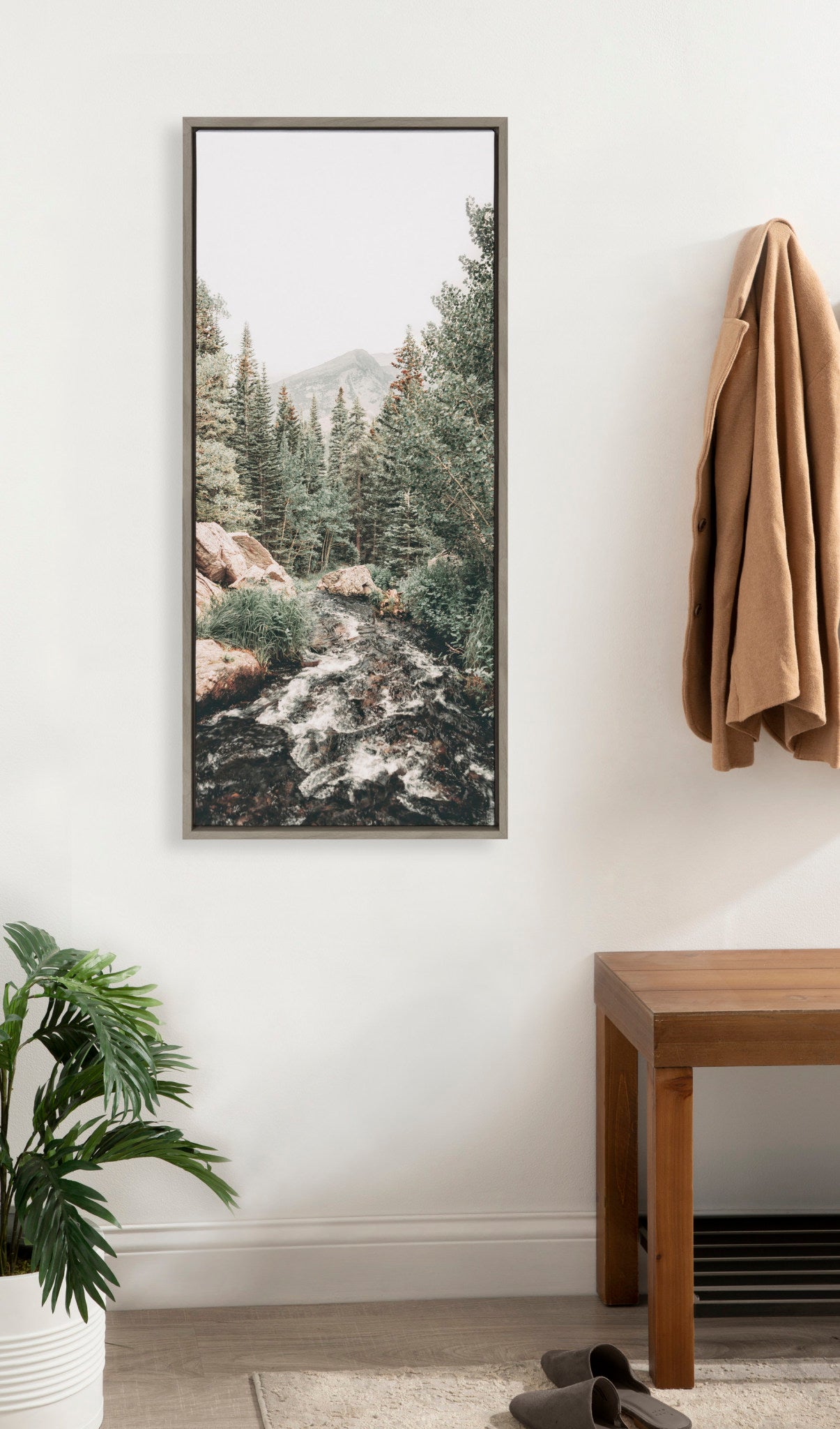 Sylvie Meet Me Here Framed Canvas by Alicia Abla