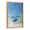 Blake Golden Dunes Framed Printed Wood by Giuliana Lazzerini