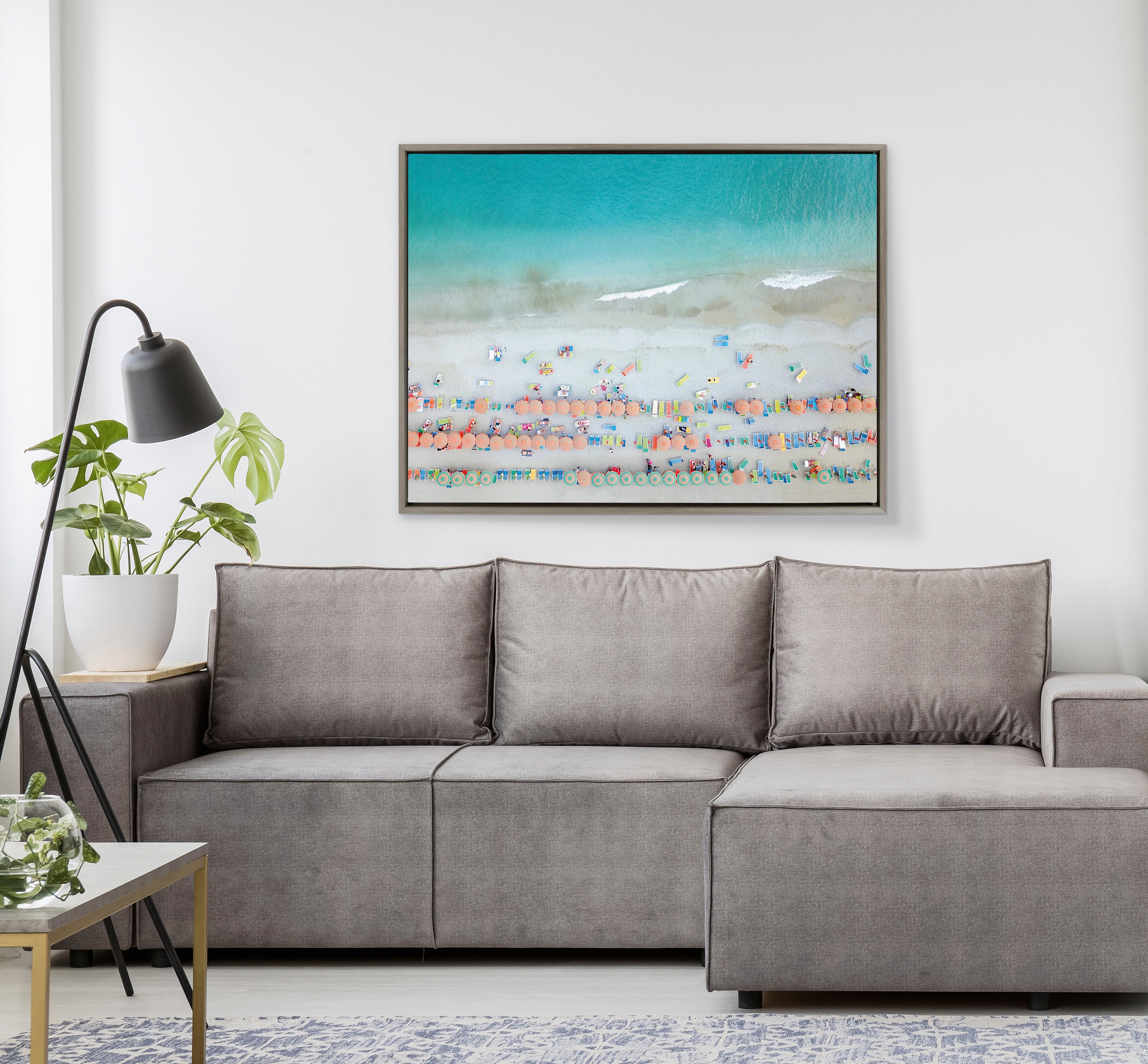 Sylvie Monterosso 6 Framed Canvas by Rachel Bolgov