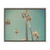 Sylvie Palm Trees in Lajolla Framed Canvas By Shawn St. Peter
