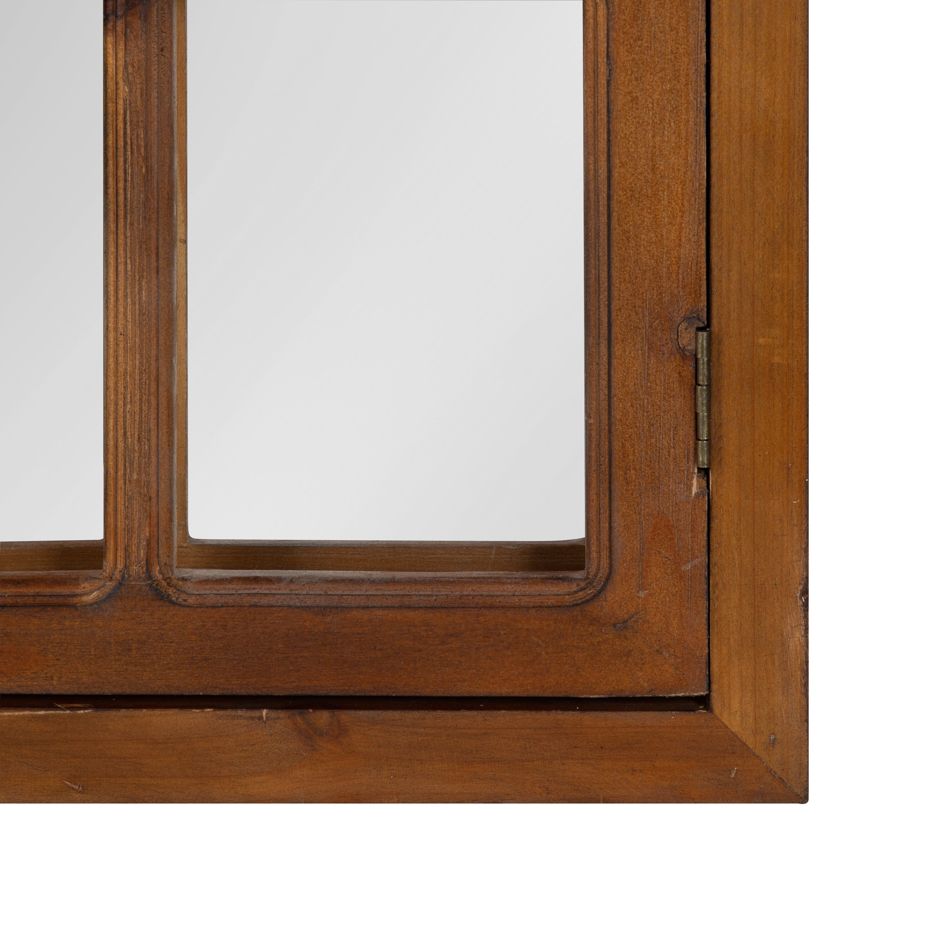 Boldmere Wood Windowpane Arch Mirror