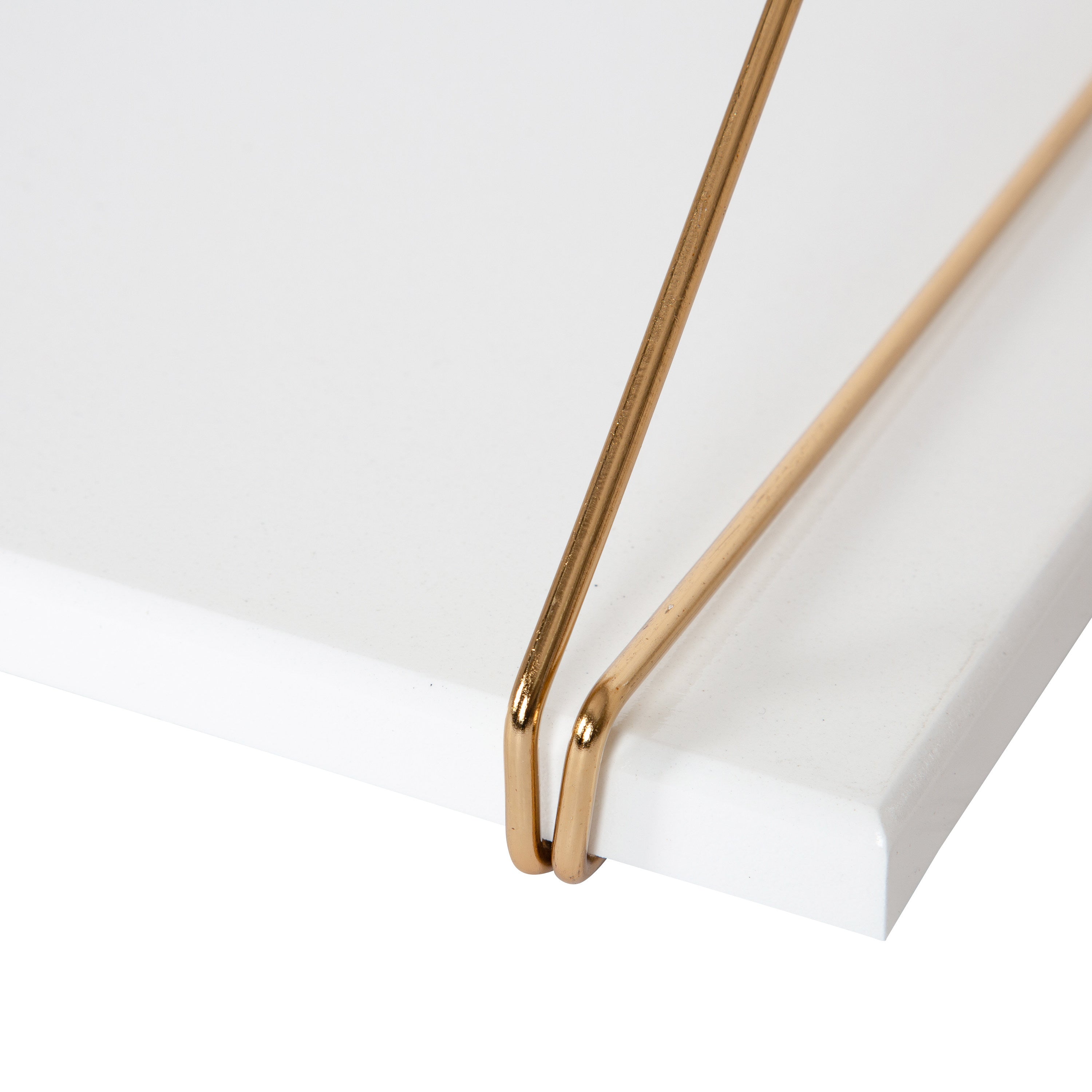Vista Wall Mounted Wooden Desk Shelf
