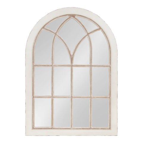 Nikoletta Large Windowpane Arch Mirror