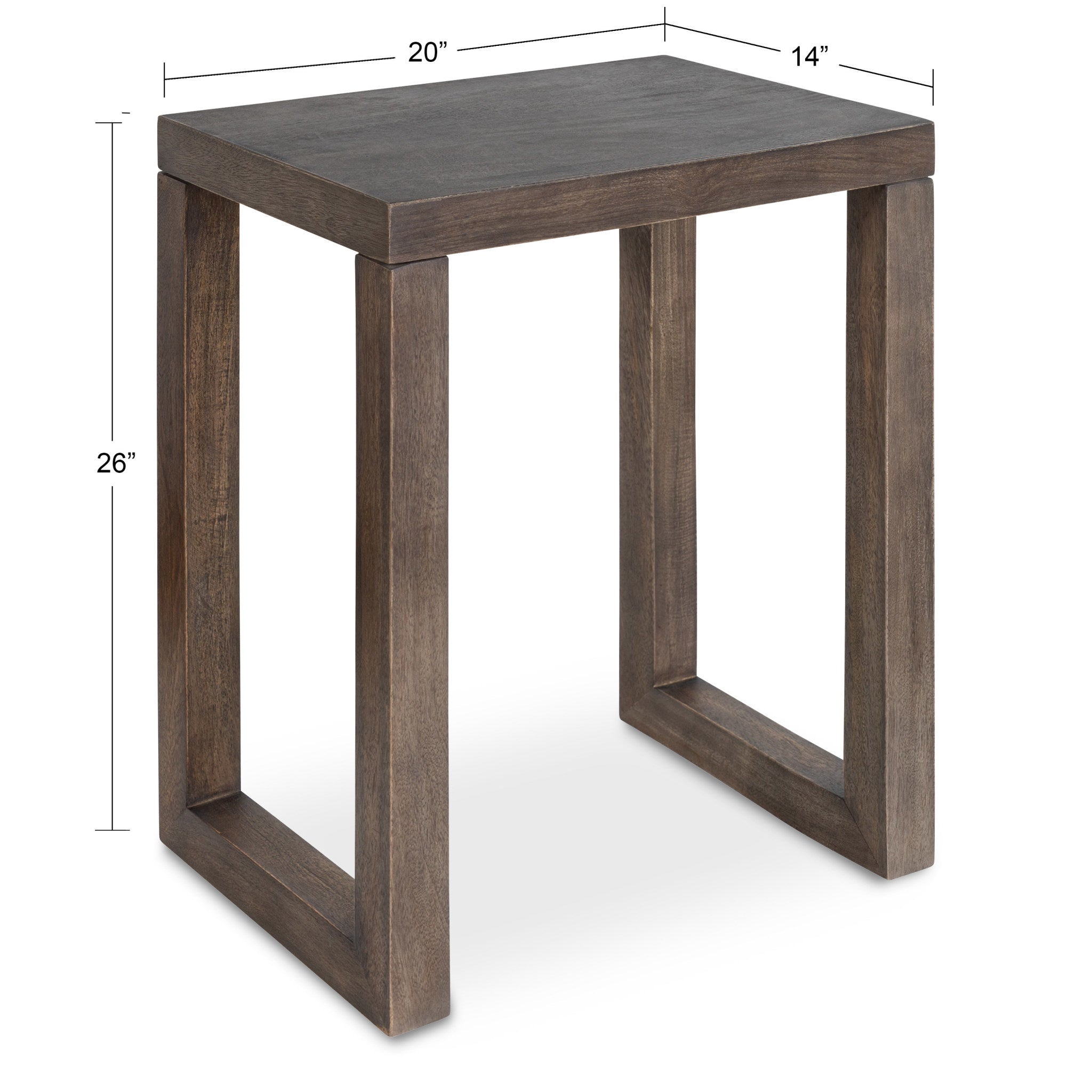 Elyria Wood Side Table