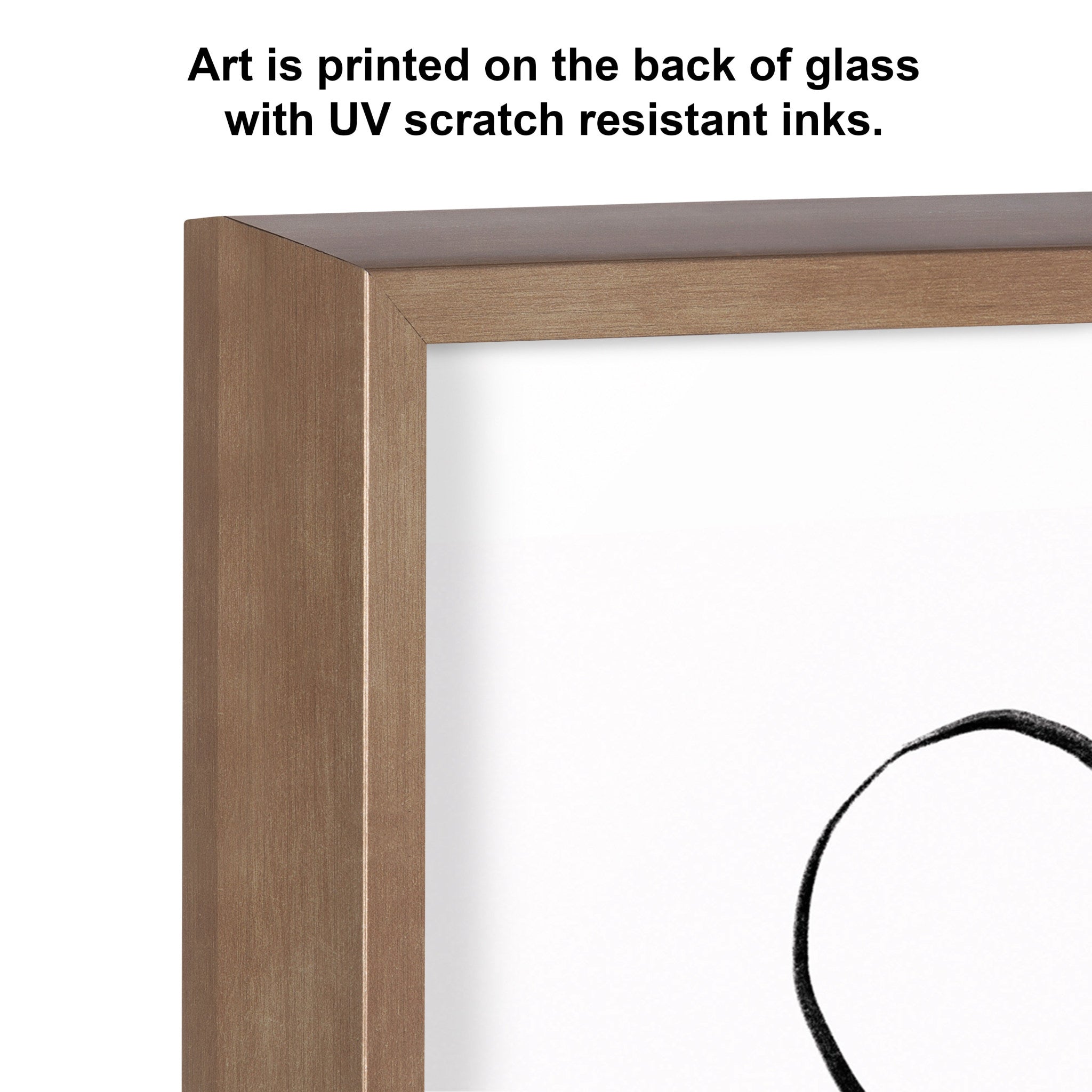 Blake Summer Lines 7 Framed Printed Glass by Maggie Stephenson