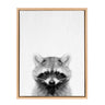 Sylvie Raccoon Framed Canvas by Simon Te Tai