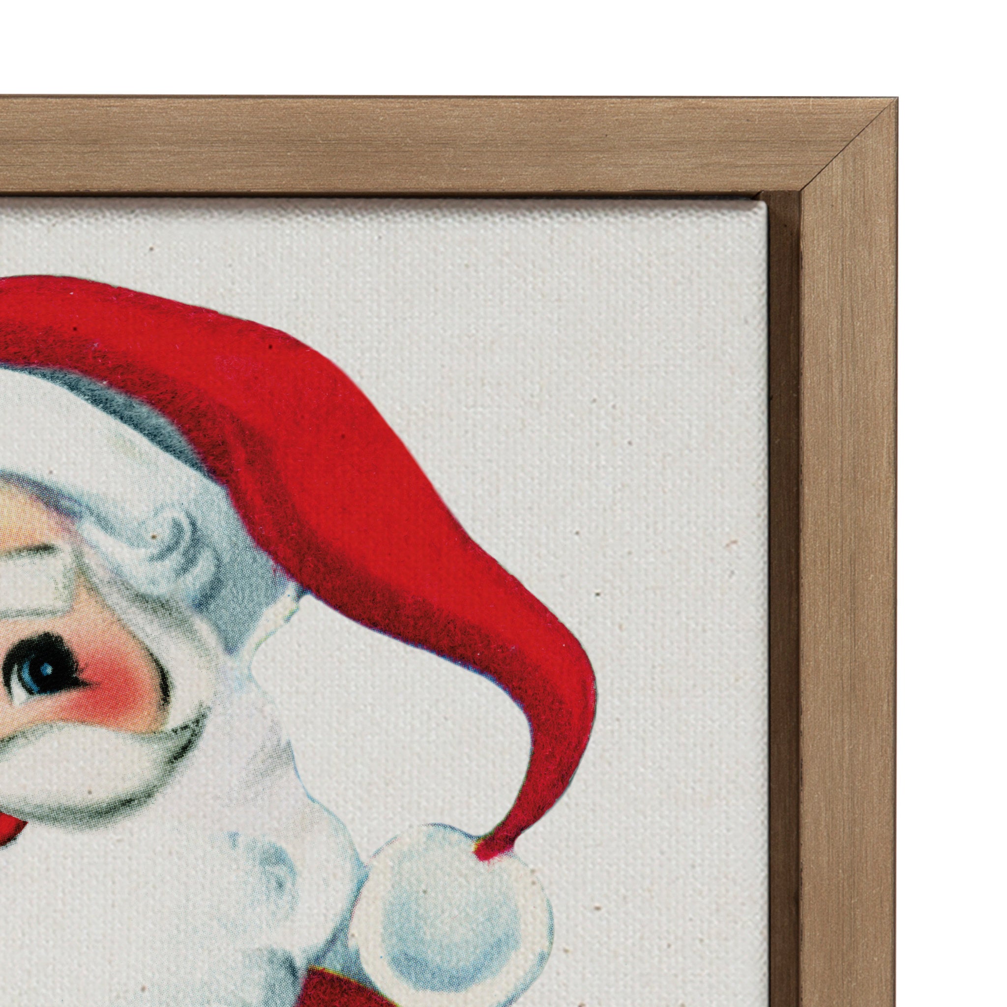 Sylvie Santa Claus Framed Canvas by Corinna Buchholz of Piddix