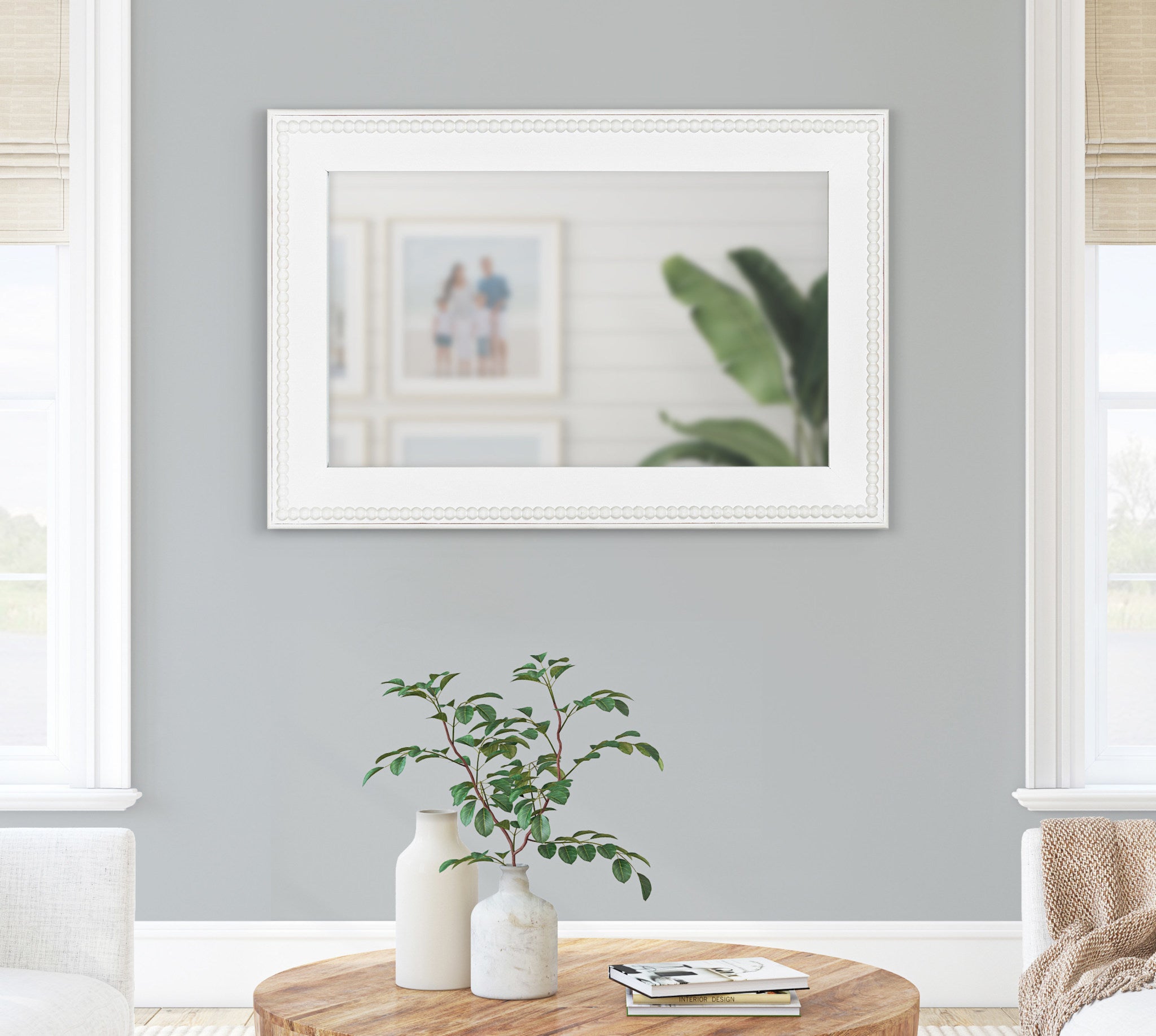 Strahm Wood Framed Wall Mirror