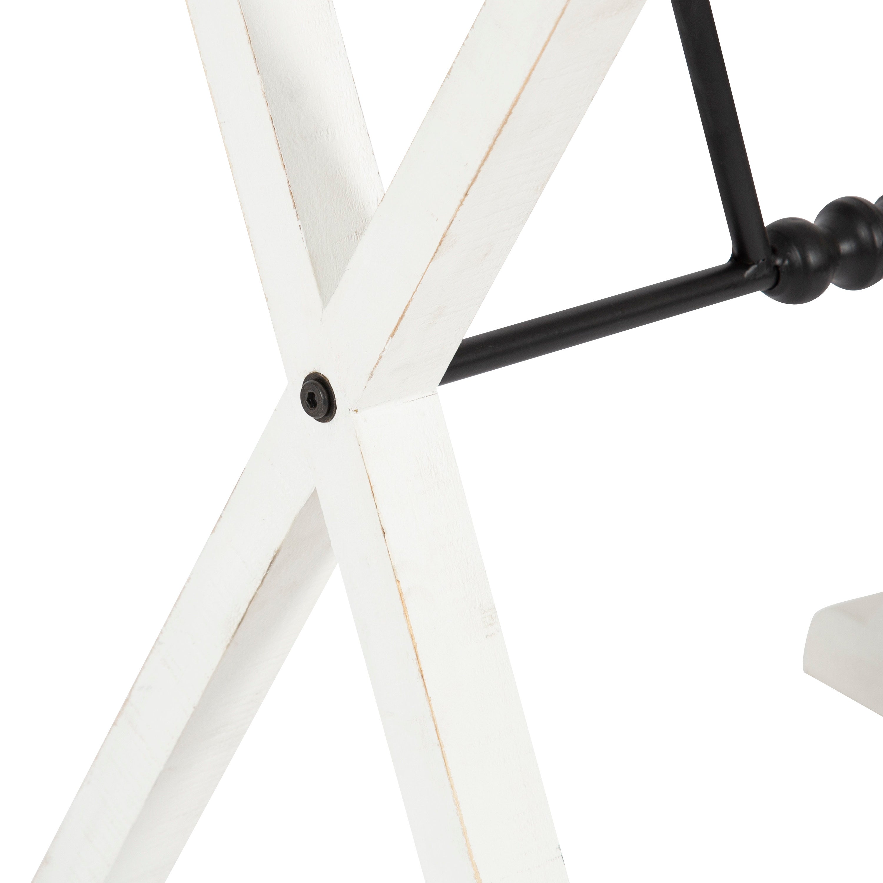 Travere Wood and Metal Side Table