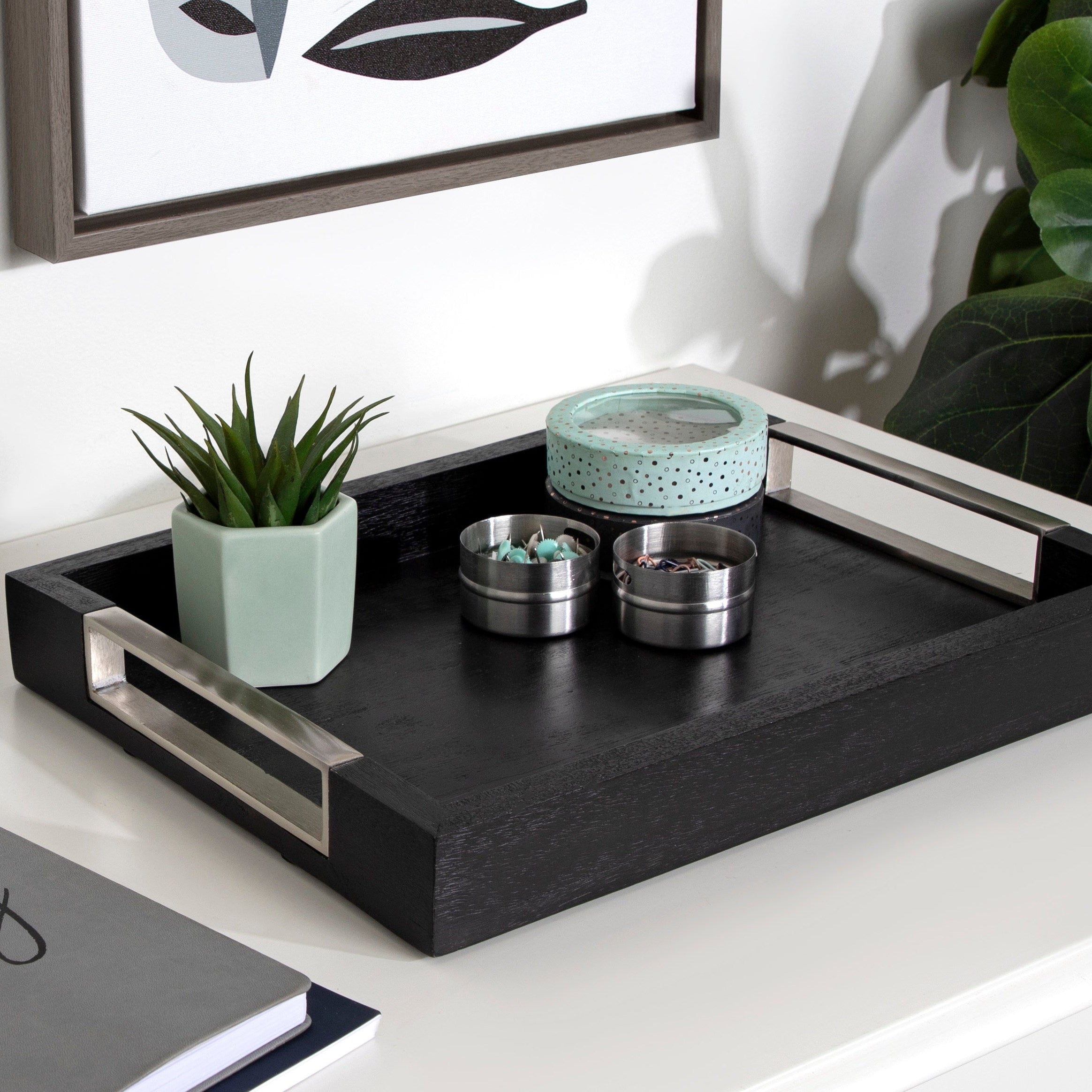 Heller Decorative Wood Tray