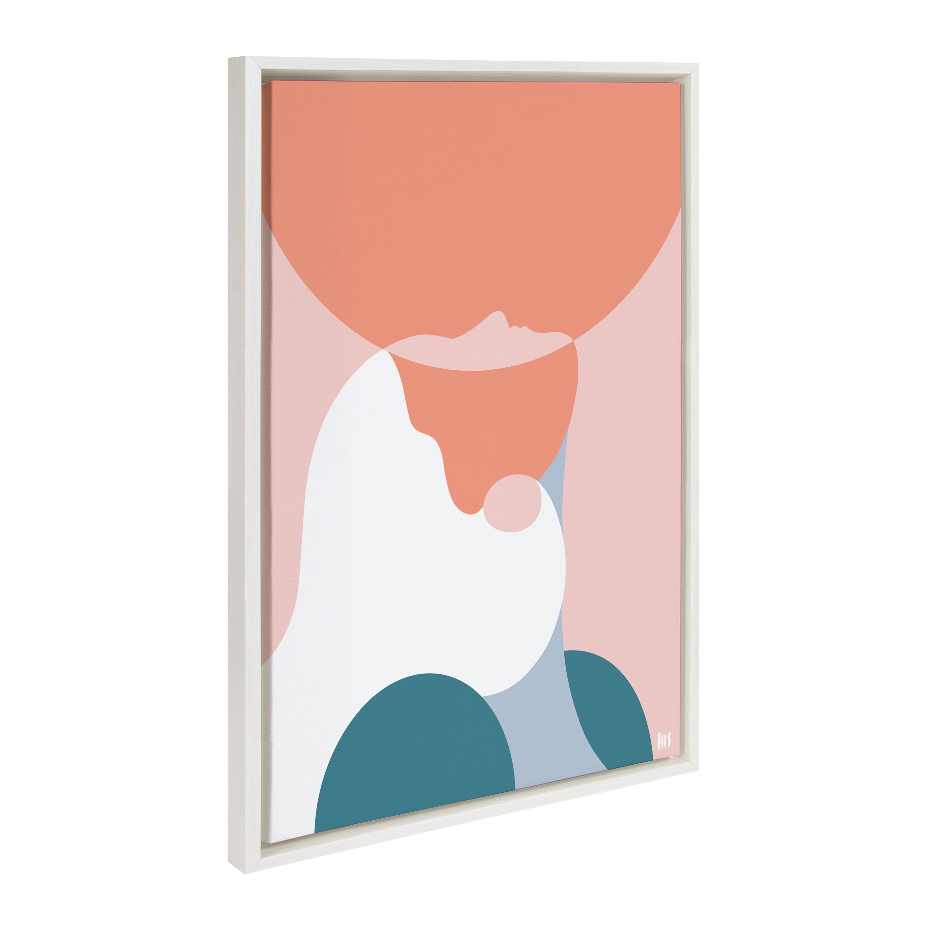 Sylvie You Are Enough Framed Canvas by Maggie Stephenson