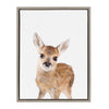 Sylvie Baby Deer Framed Canvas by Amy Peterson