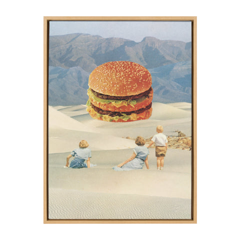 Sylvie Desert Mirage Framed Canvas by Sarah Eisenlohr
