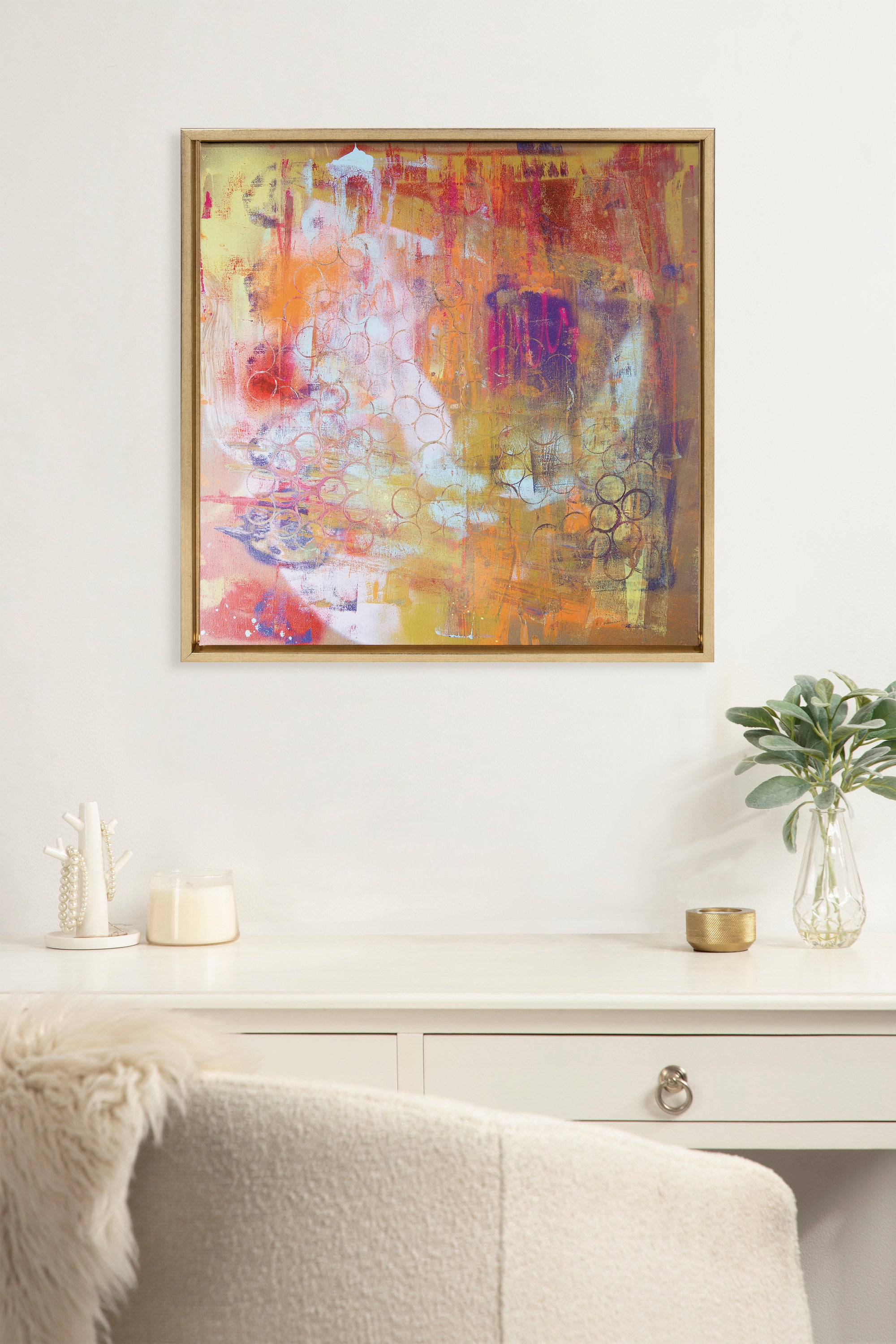 Sylvie Changes Framed Canvas by Grant Mahr