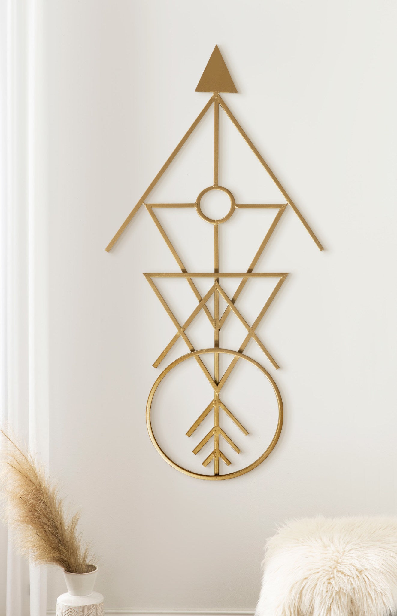Benta Metal Arrow Wall Art
