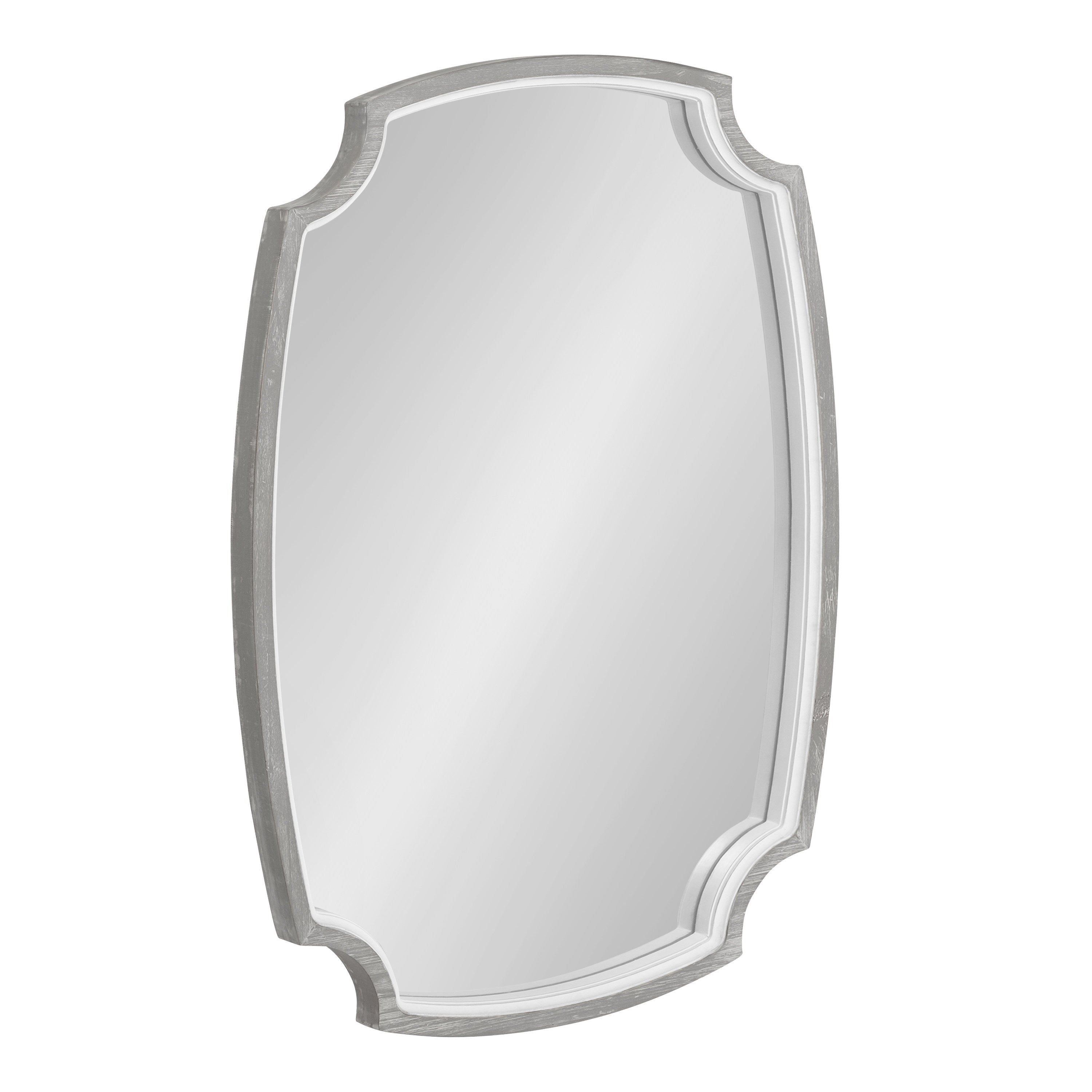 Orianne Wood Framed Wall Mirror