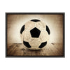 Sylvie Soccer On Wood Framed Canvas By Shawn St. Peter