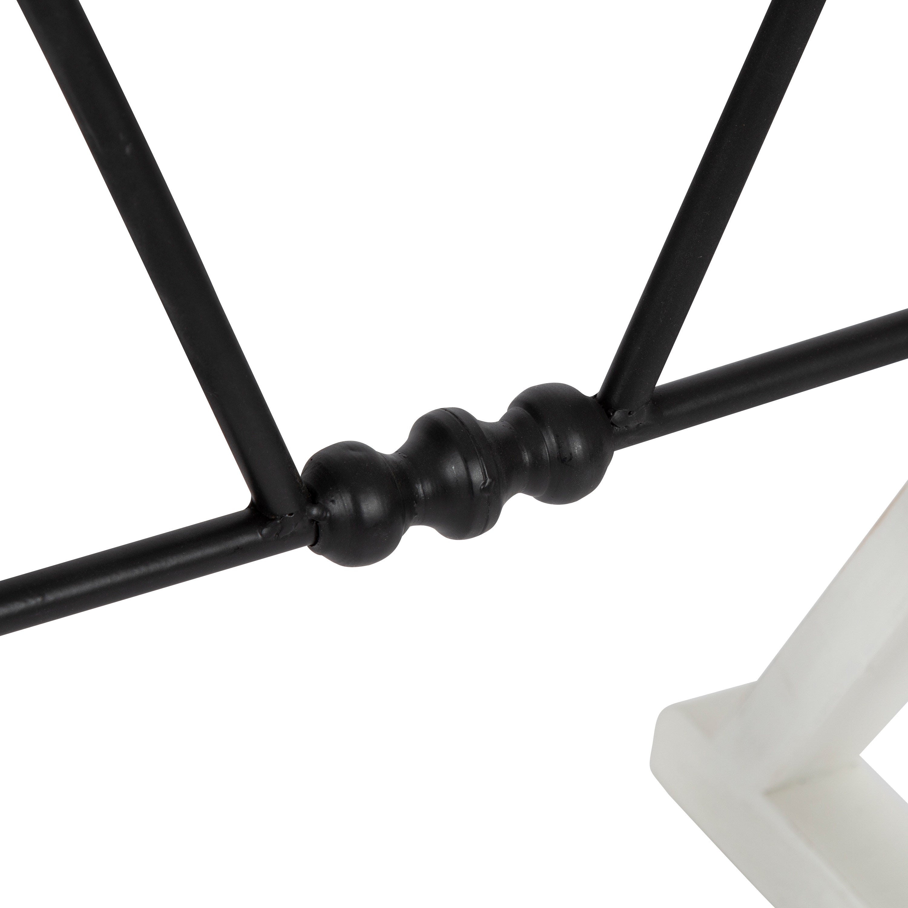 Travere Wood and Metal Side Table
