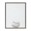 Sylvie Baseball Portrait Framed Canvas, Gray 18x24