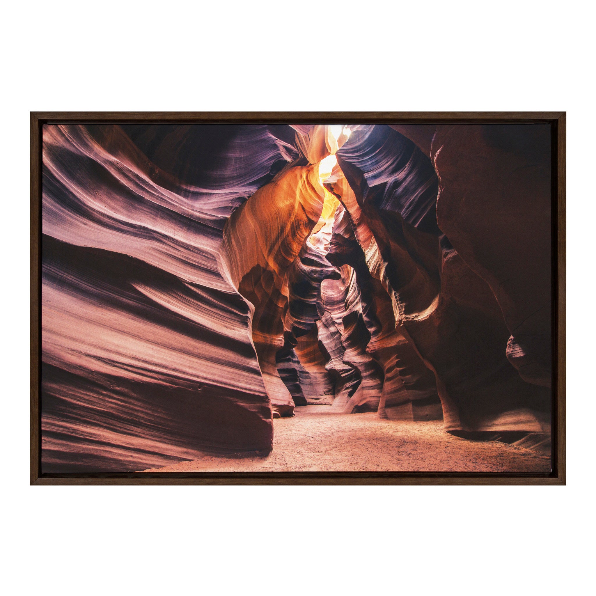 Sylvie Antelope Canyon Framed Canvas by Emiko and Mark Franzen of F2Images