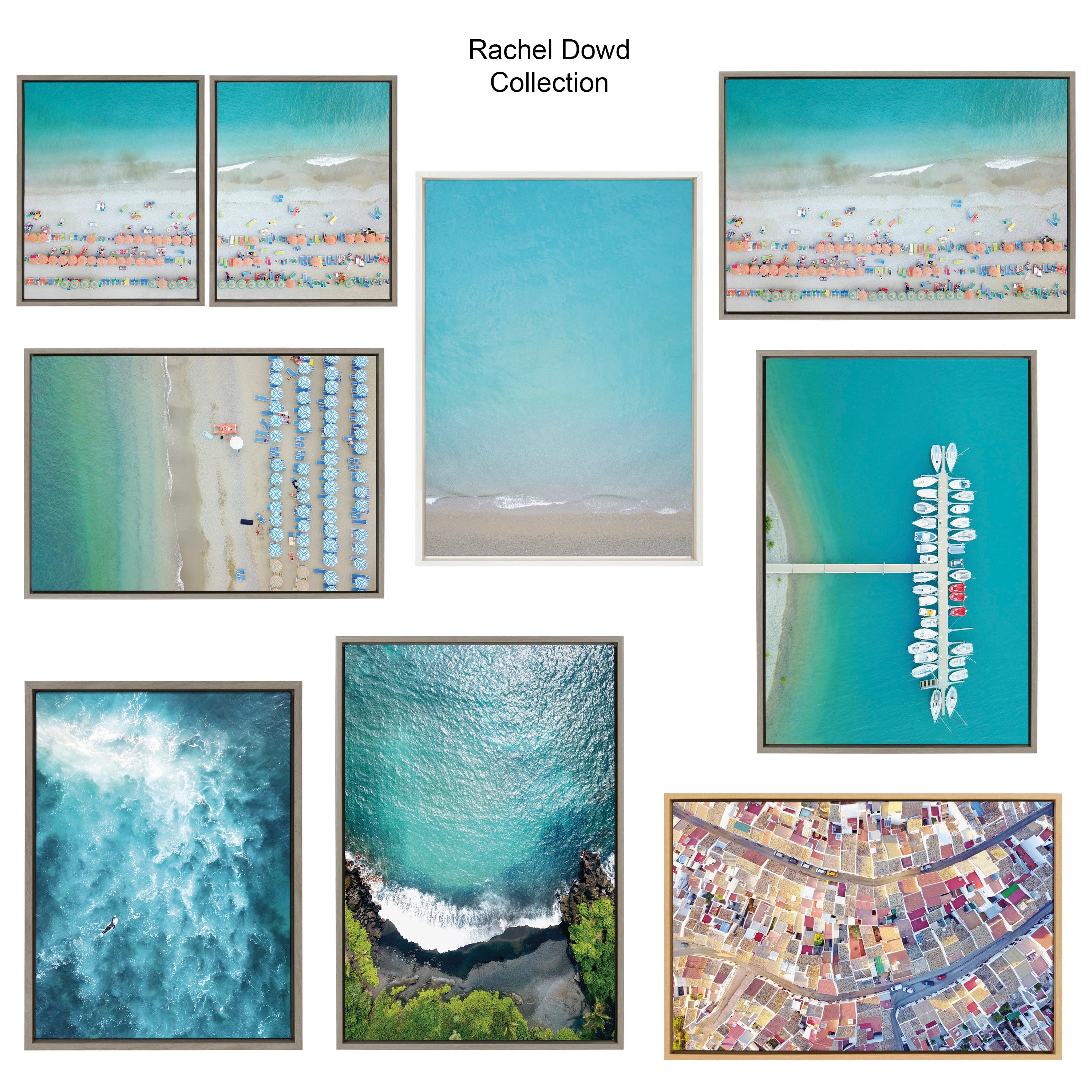 Sylvie Maui Black Sand Beach 1 Framed Canvas by Rachel Bolgov