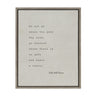 Sylvie Emerson Quote Framed Canvas by Shawn St.Peter - Saint and Sailor Studios