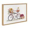 Sylvie Vintage Bike in Autumn Framed Canvas by Patricia Shaw