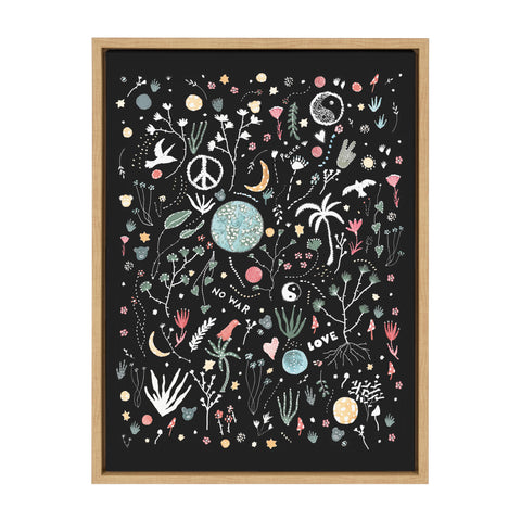 Sylvie A Greener World Framed Canvas by Sara Boccaccini Meadows