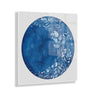 Waxing Flower Moon Floating Acrylic Art by Ingrid Sanchez of CreativeIngrid