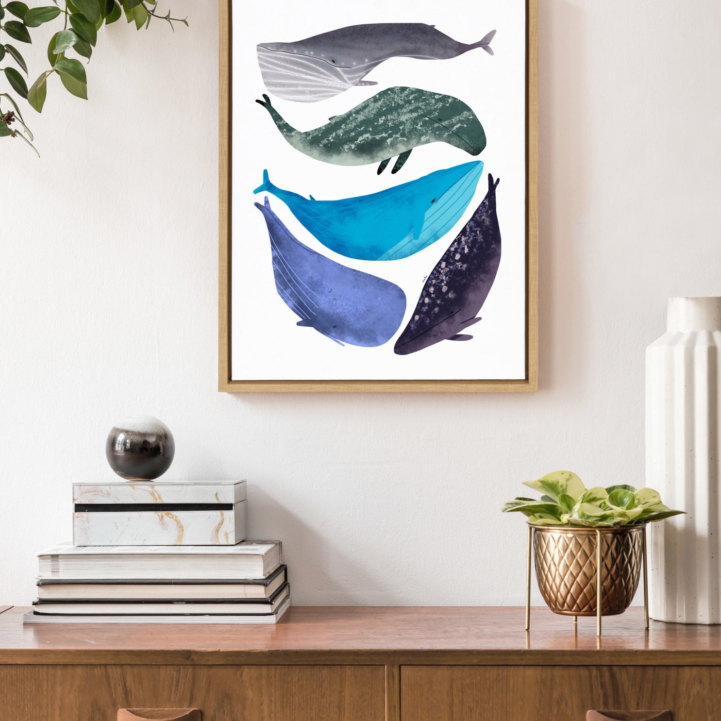 Framed Canvas, Coastal, Natural