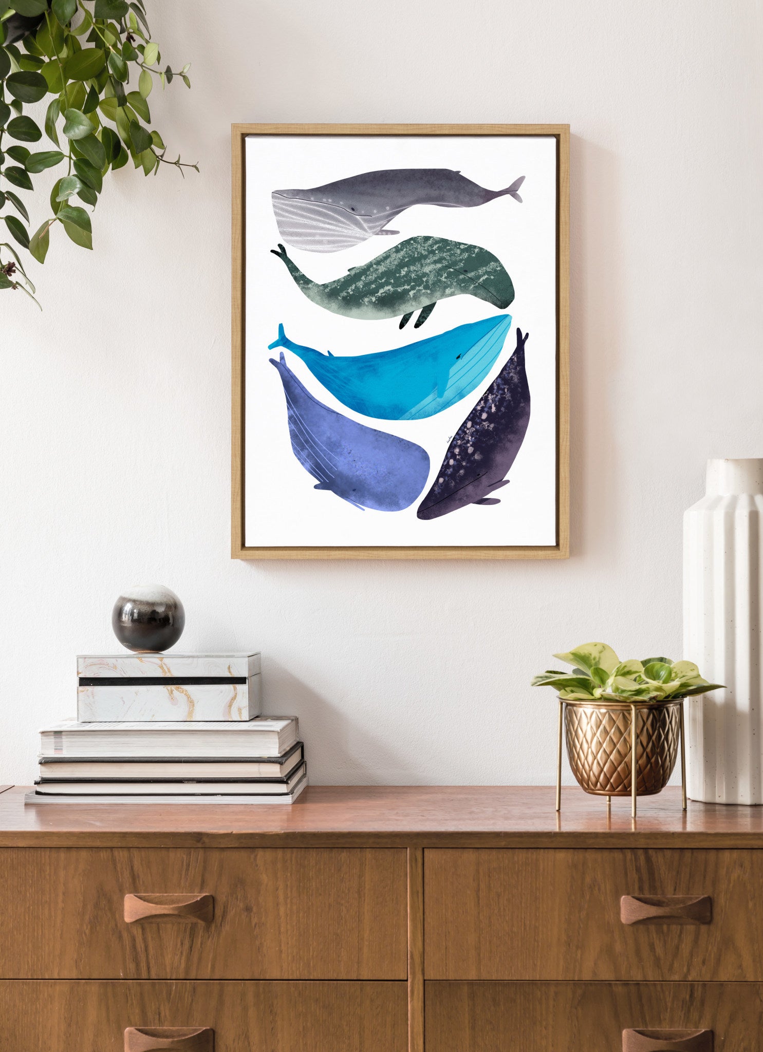Framed Canvas, Coastal, Natural
