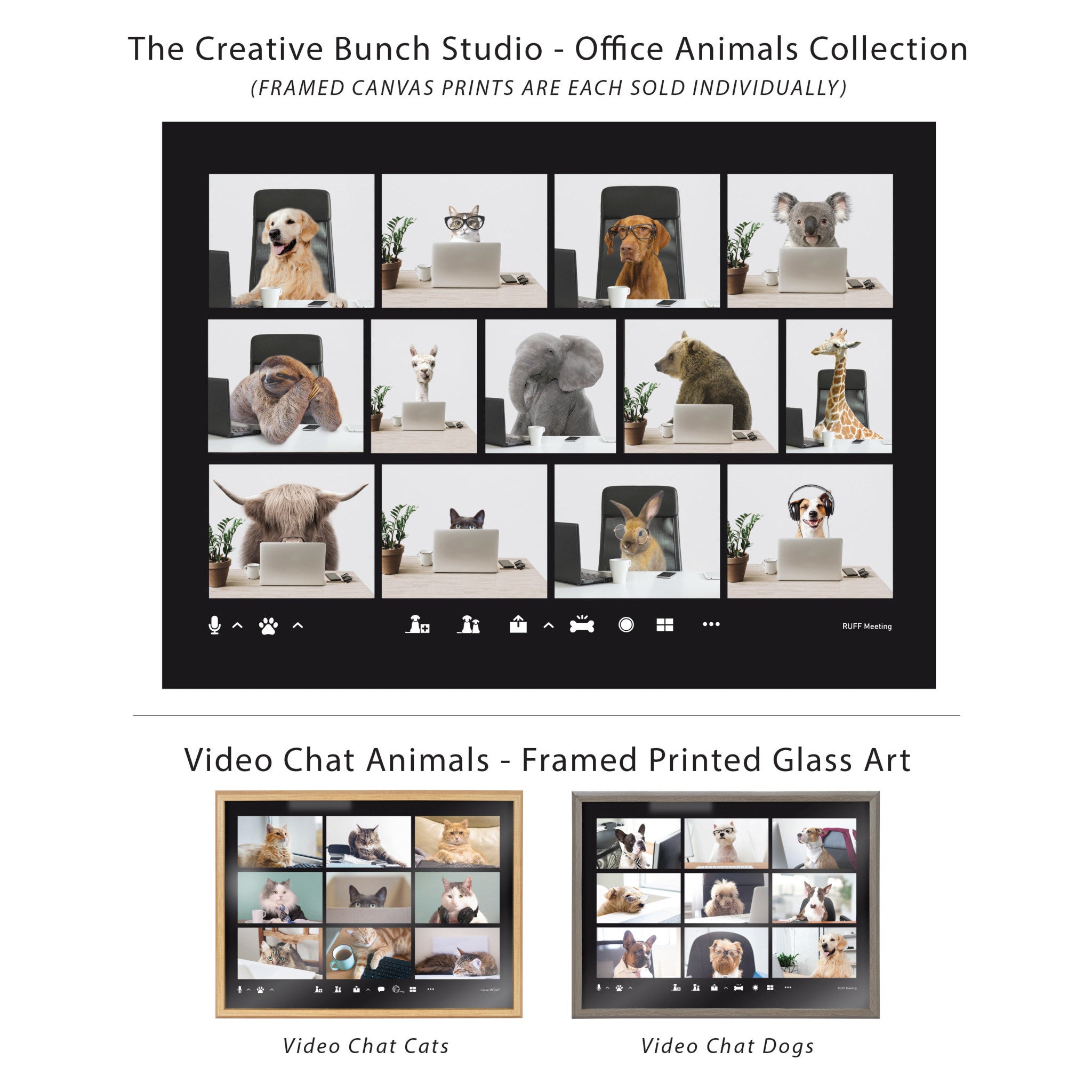 Sylvie I’m Diane. VP of Engineering Framed Canvas by The Creative Bunch Studio