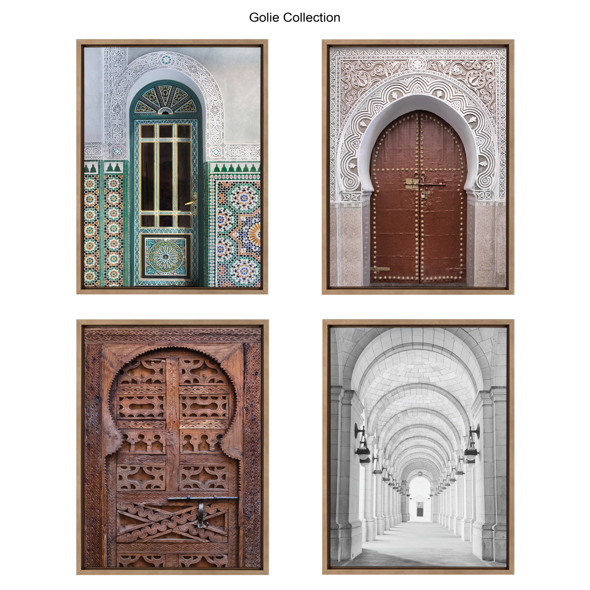 Sylvie Morocco Marrakech Door II Framed Canvas by Golie