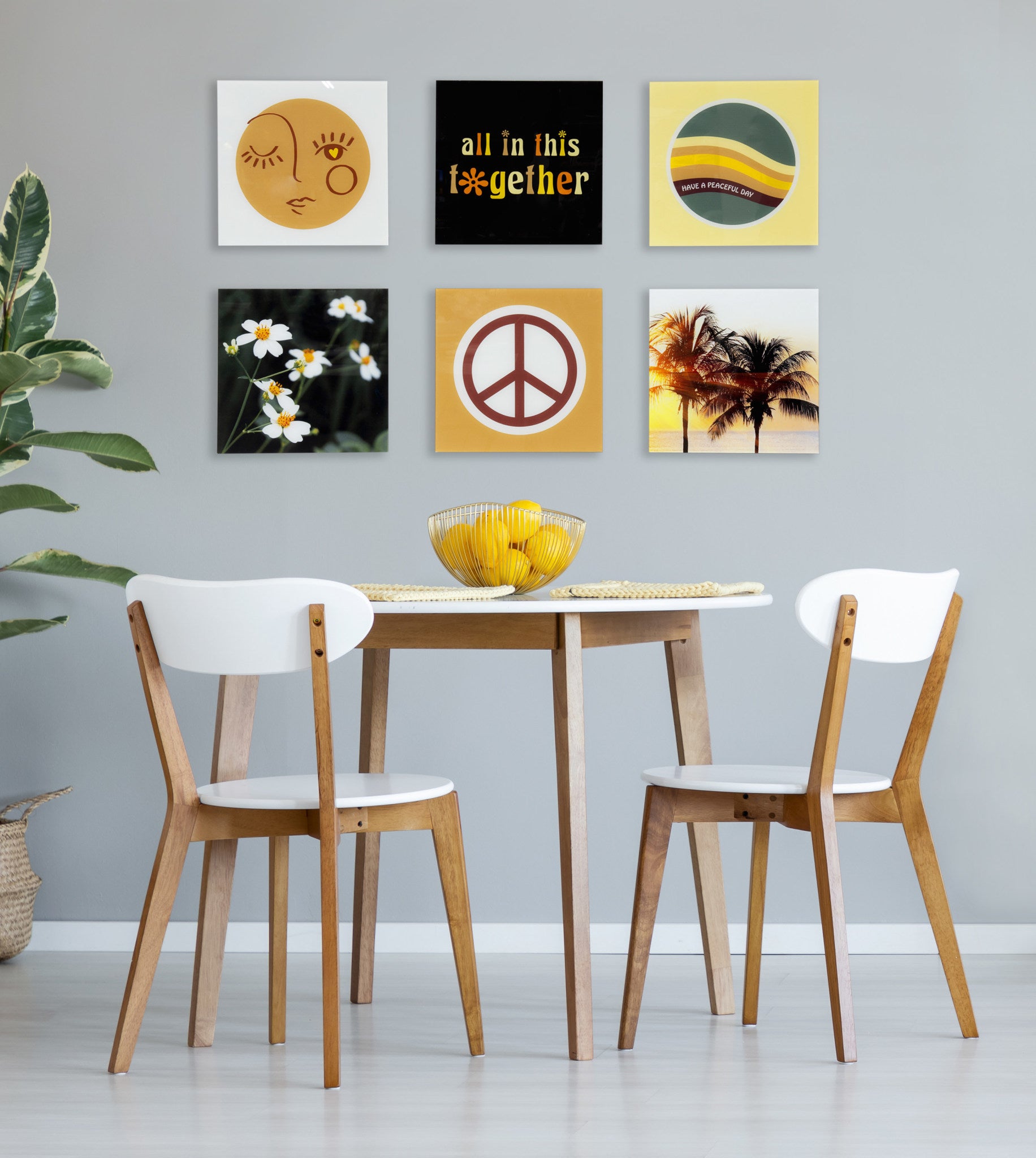 Timeless Retro Floating Acrylic Set